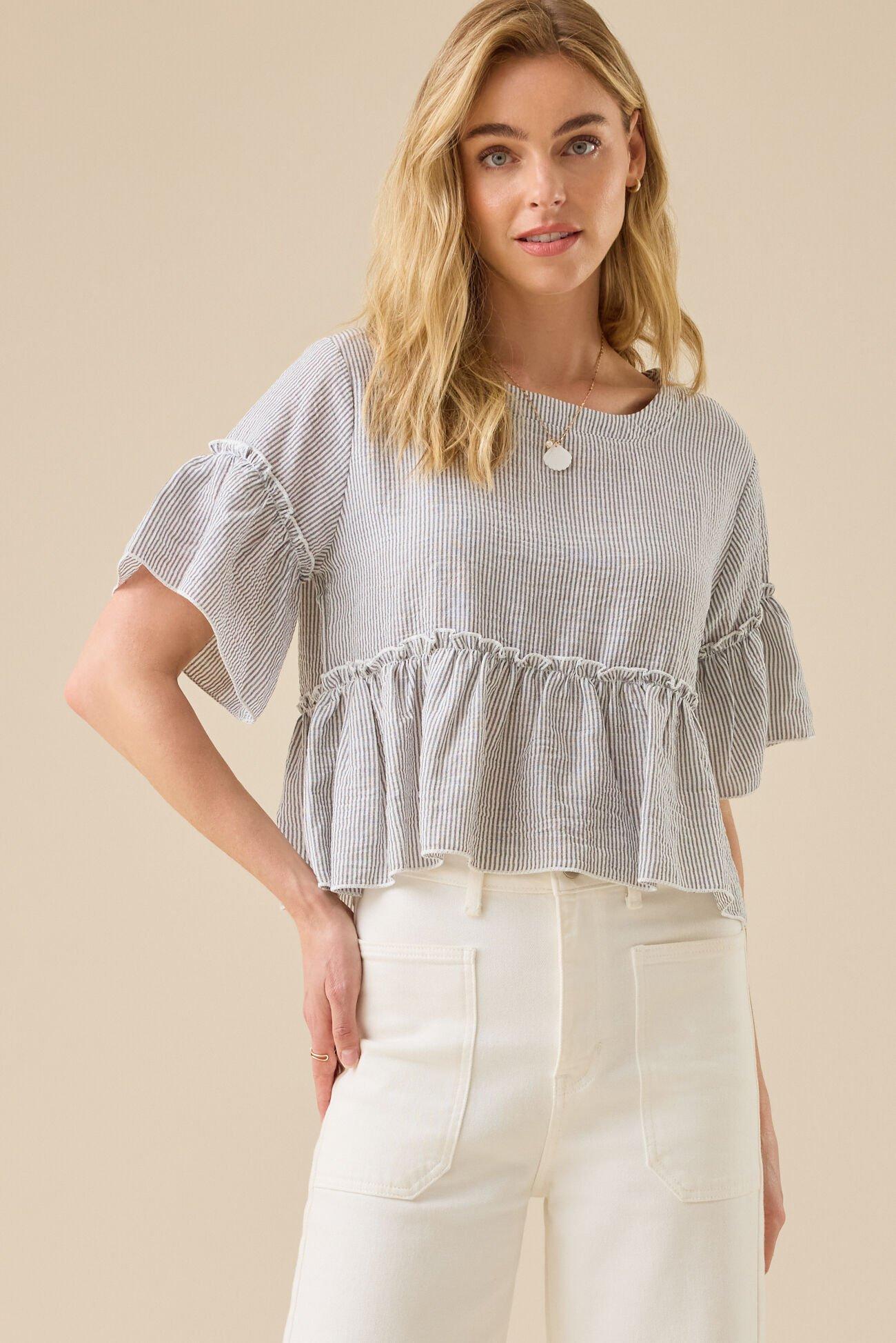 Leyla Stripe Top Product Image