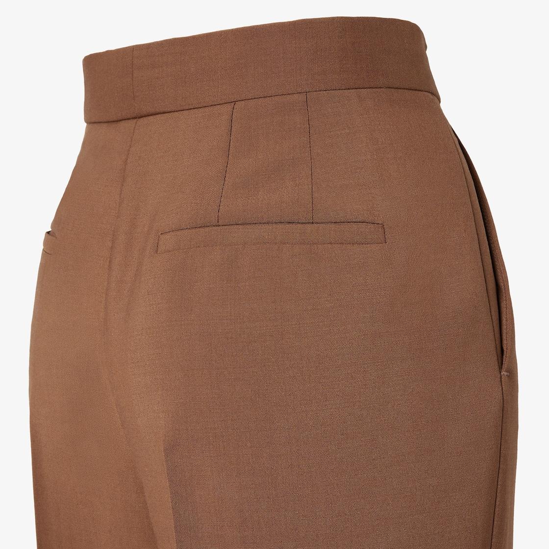 PantsBrown wool and mohair pants Product Image