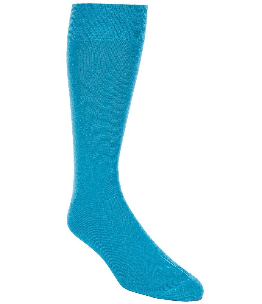 Cremieux Solid Flat-Knit Crew Dress Socks Product Image