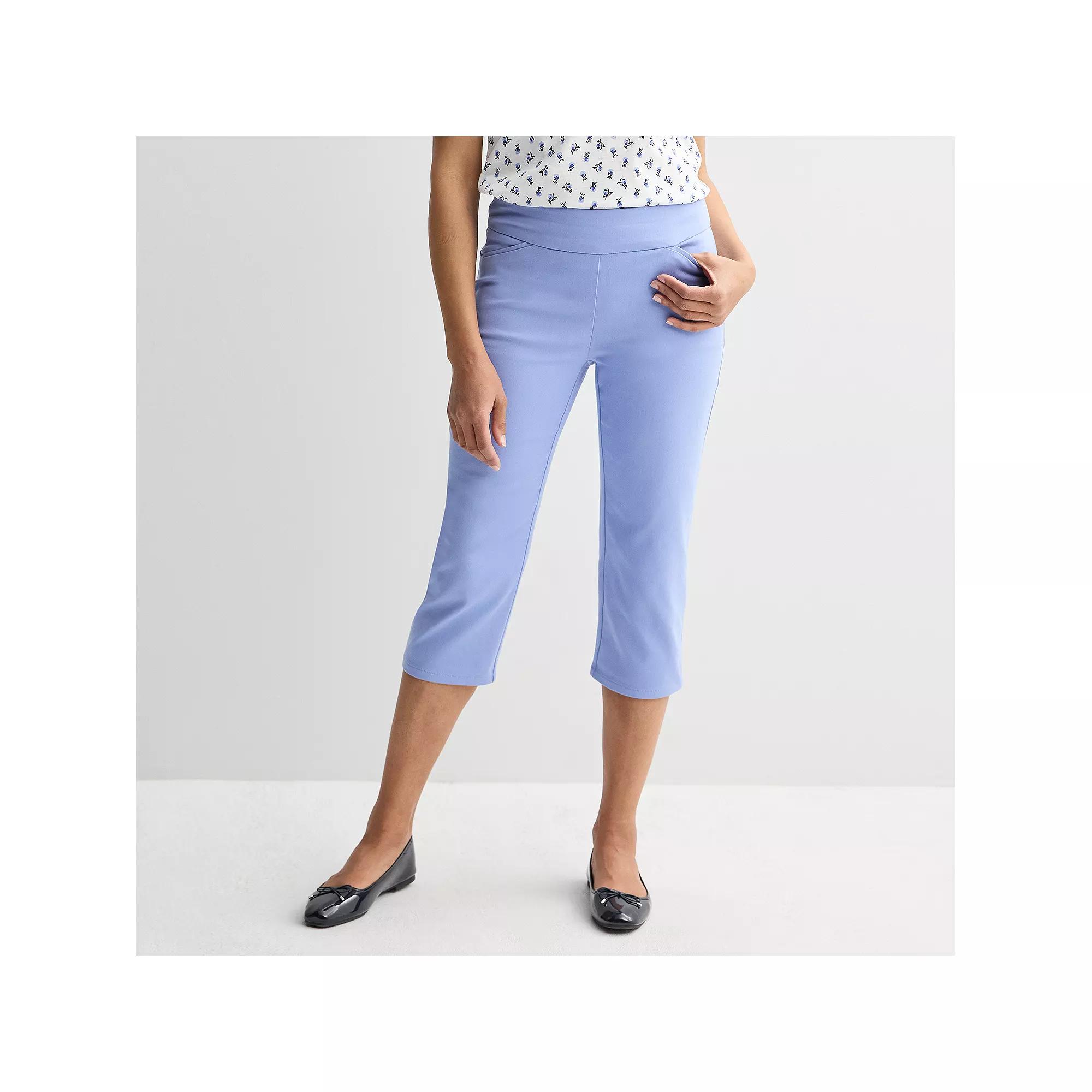 Women's Croft & Barrow® Effortless Stretch Capri Pants,  Product Image