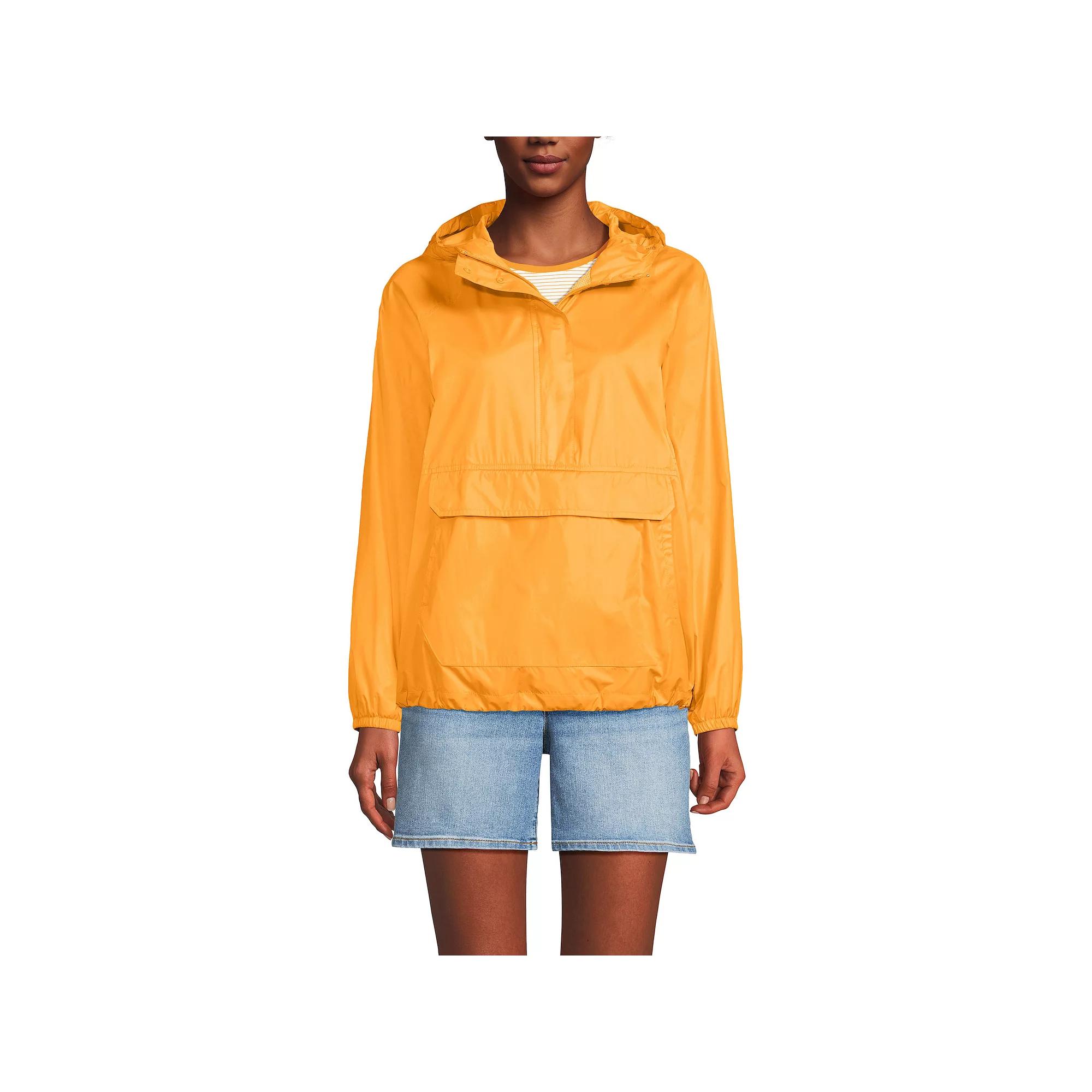 Women's Lands' End Packable Anorak Windbreaker,  Product Image