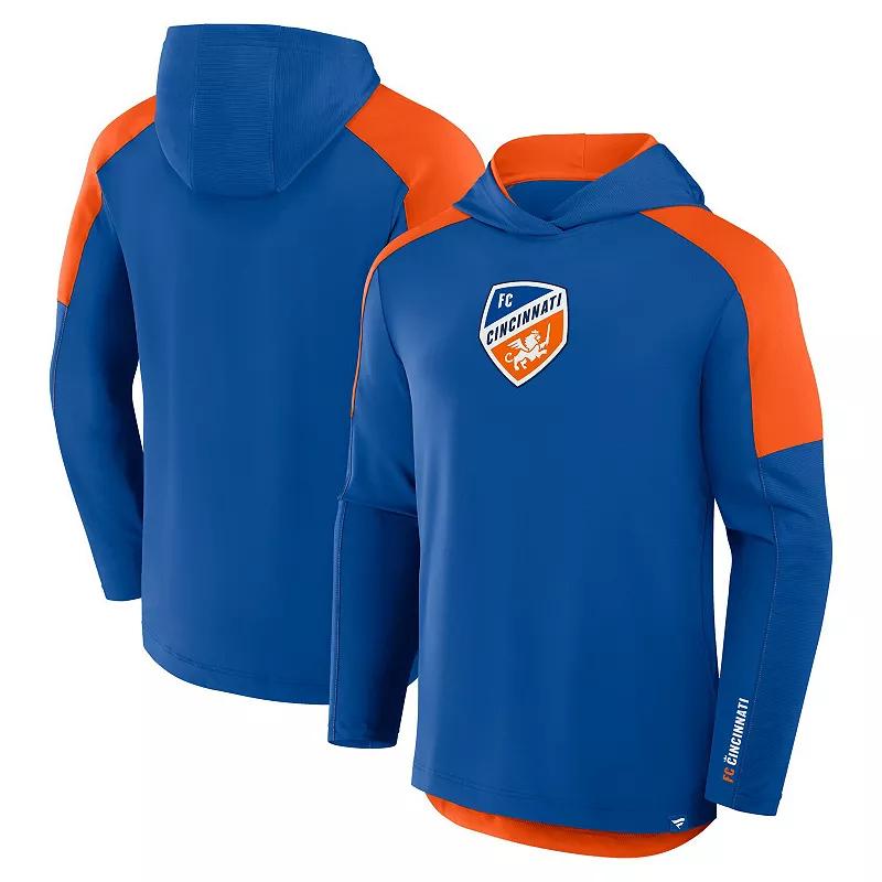 Men's Fanatics Blue FC Cincinnati Red Card Transitional Pullover Hoodie,  Product Image