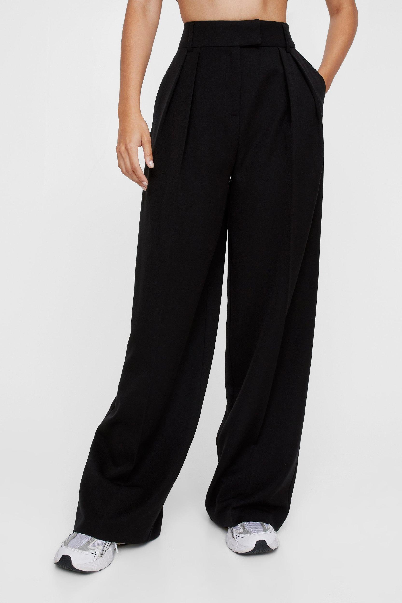 Essentials Double Pleat Straight Leg Trouser Product Image