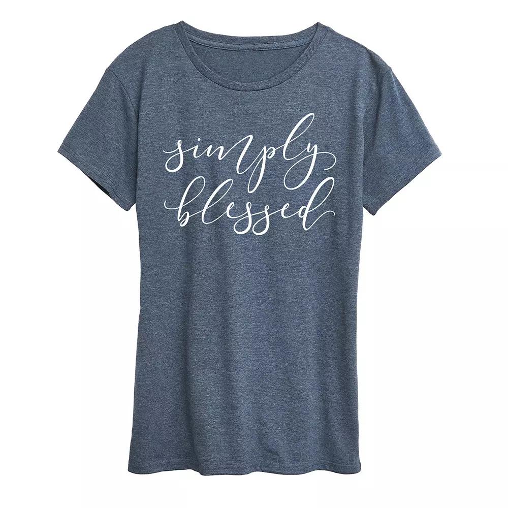 Women's Simply Blessed Graphic Tee, Girl's,  Product Image