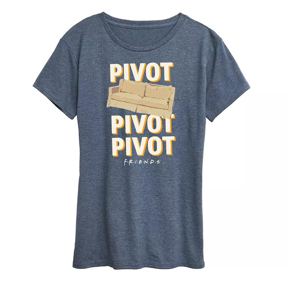 Women's Friends Pivot Couch Graphic Tee, Girl's,  Product Image