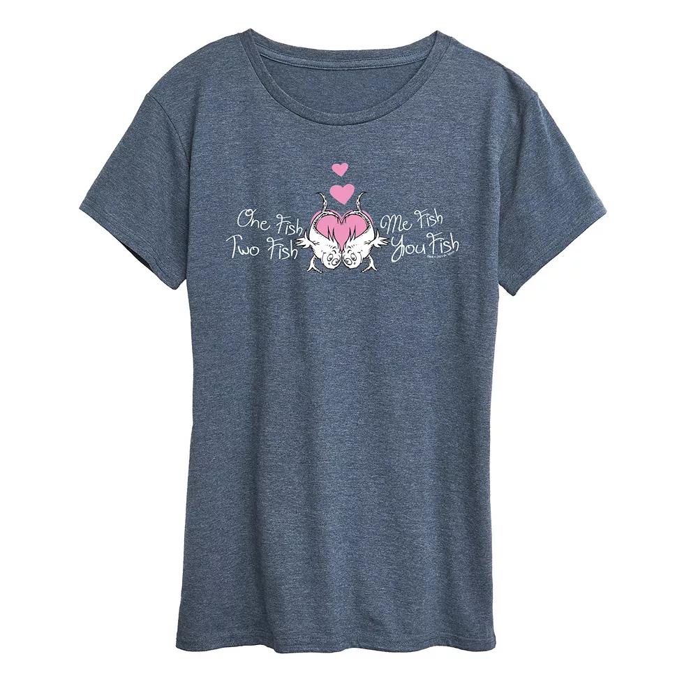 Women's Dr. Seuss One Fish Two Fish Graphic Tee,  Product Image