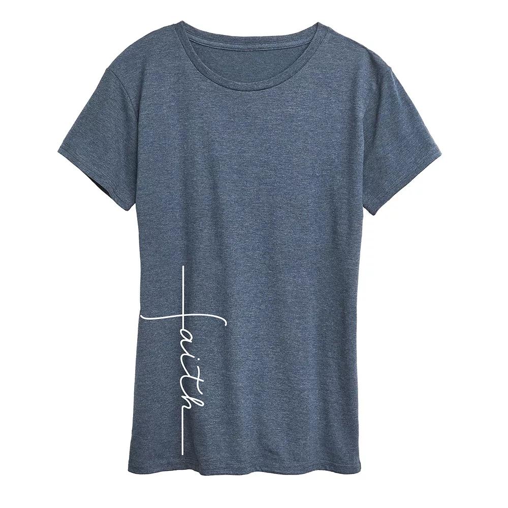 Women's Faith Cross Graphic Tee,  Product Image