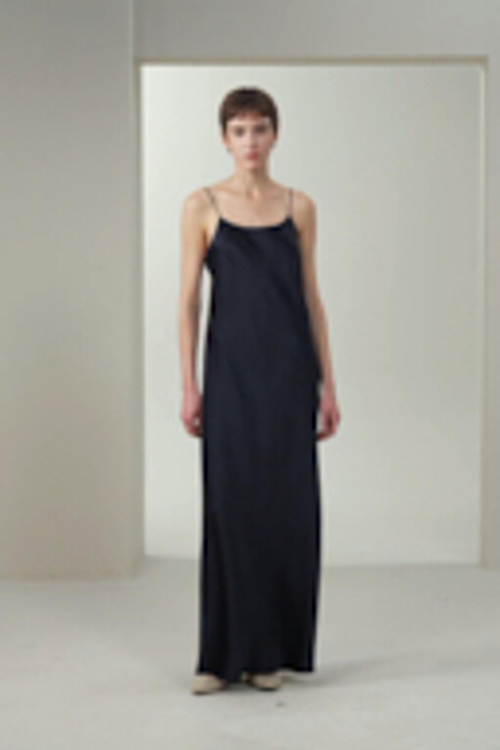 U-Neck Minimalist Slip Dress Product Image