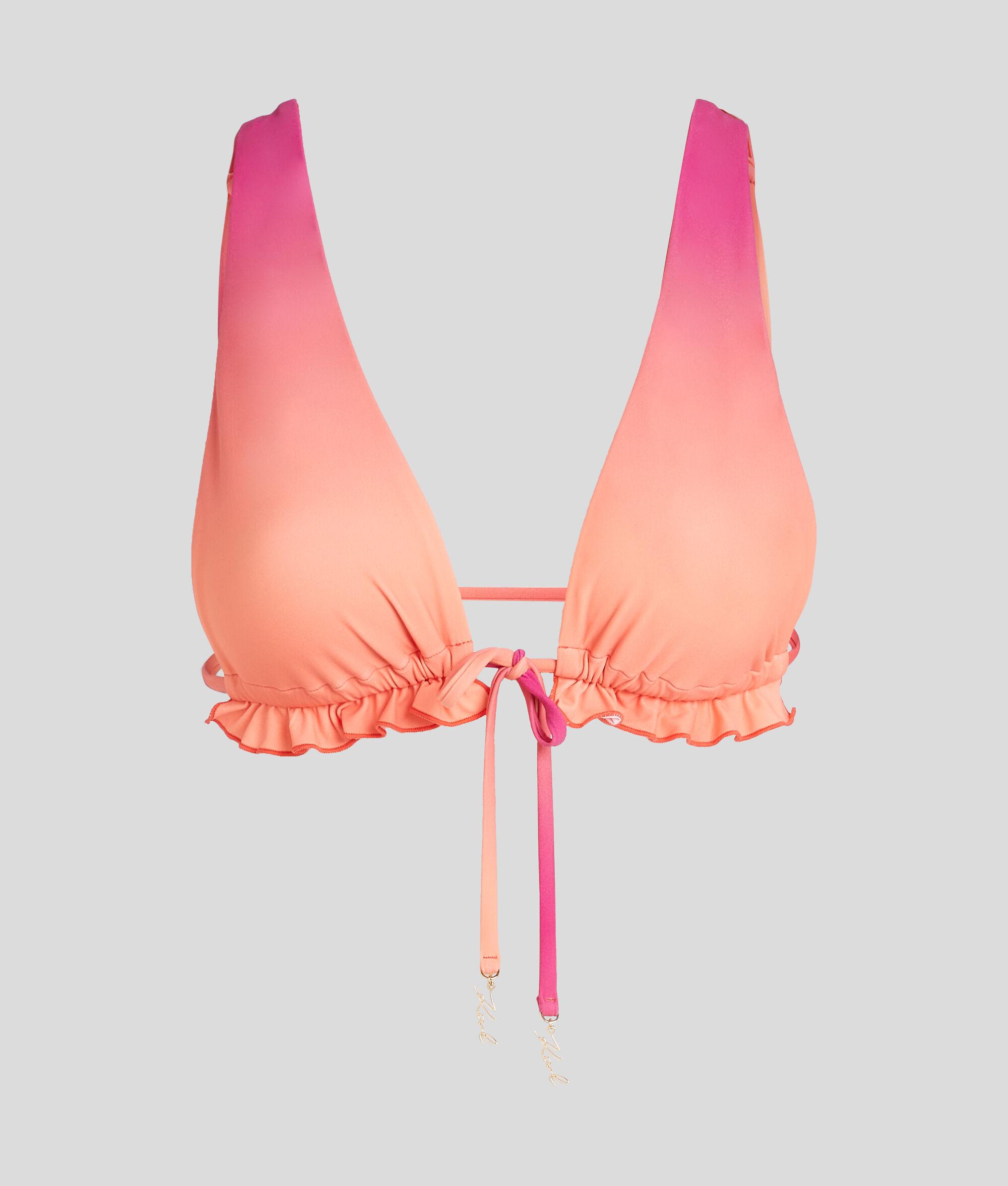 K/SIGNATURE PLUNGE TRIANGLE BIKINI TOP Product Image