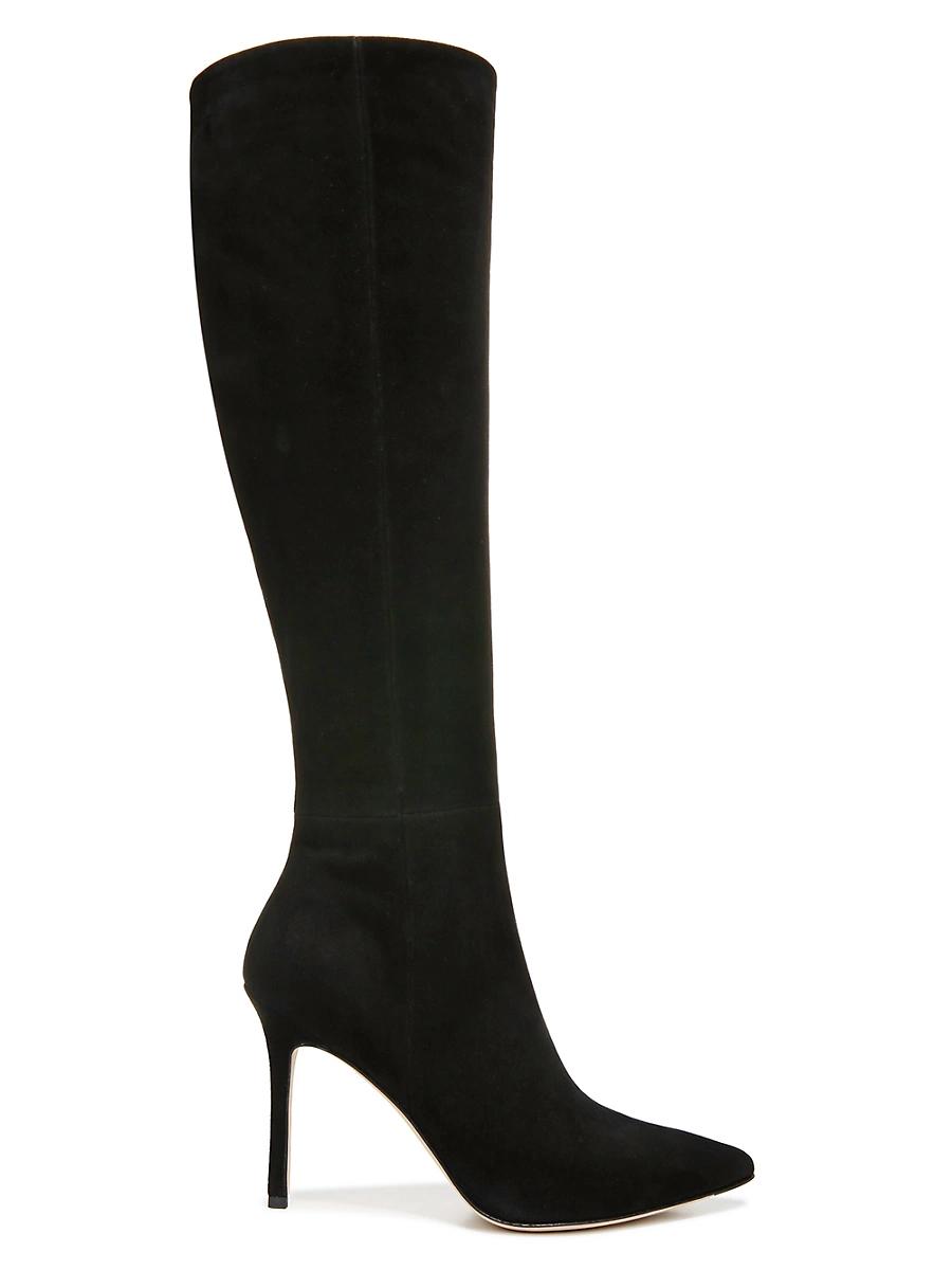 Womens Lisa 95MM Knee-High Suede Boots Product Image