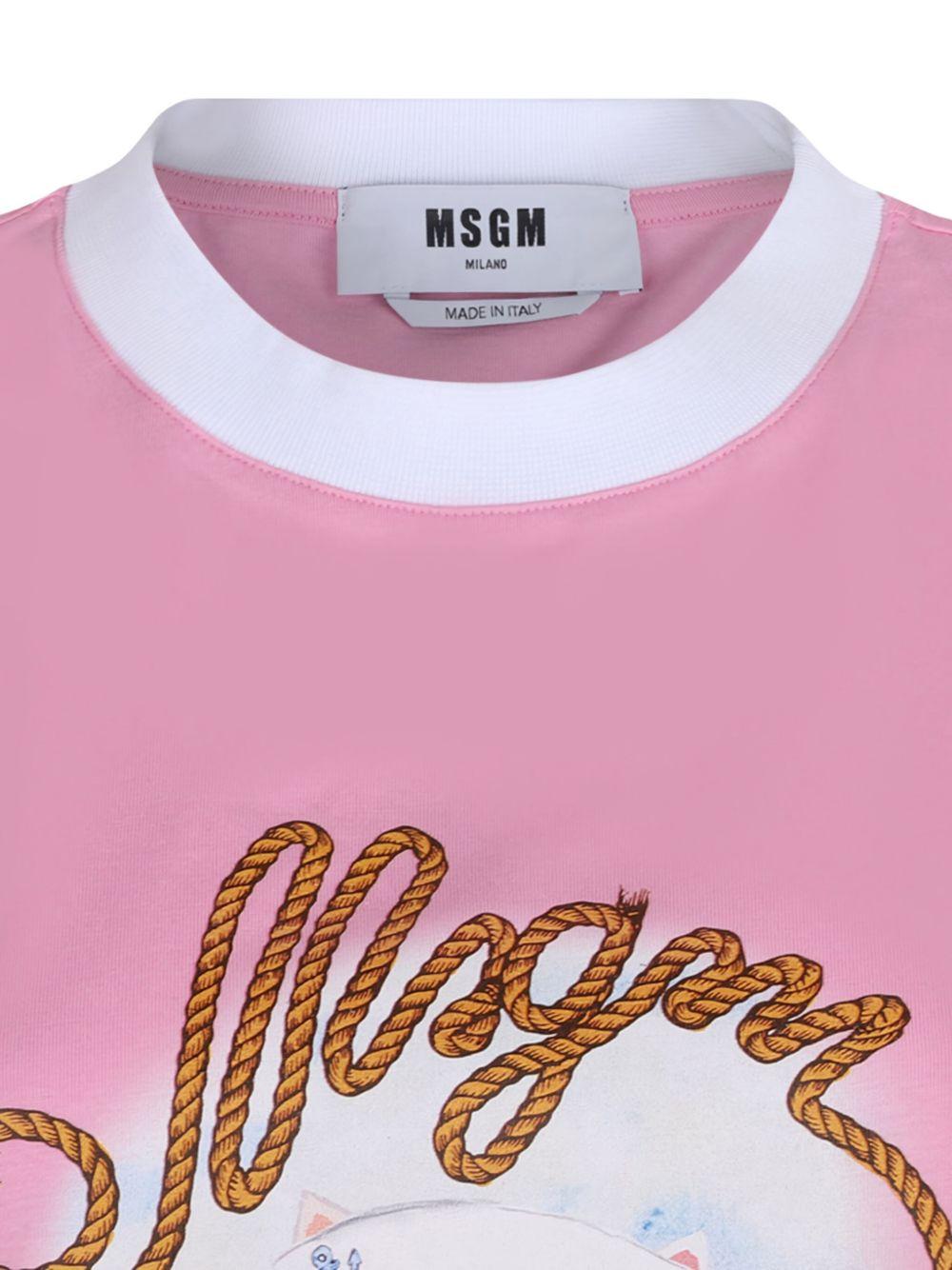 Cat-print T-shirt Product Image