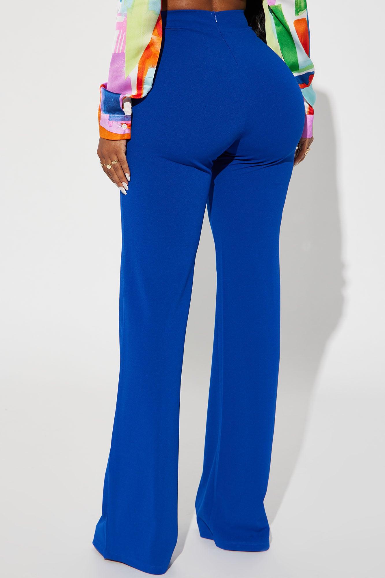 Tall Victoria High Waisted Dress Pants - Royal Product Image