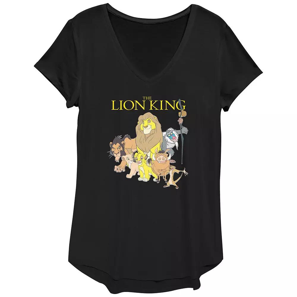 Disney's The Lion King Women's Group Poster Graphic Tee,  Product Image