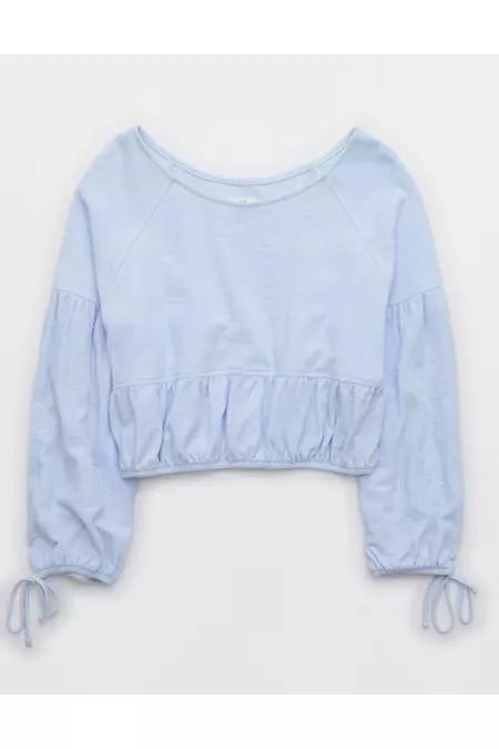 Aerie Endless Summer Cropped Sweatshirt Women's Product Image