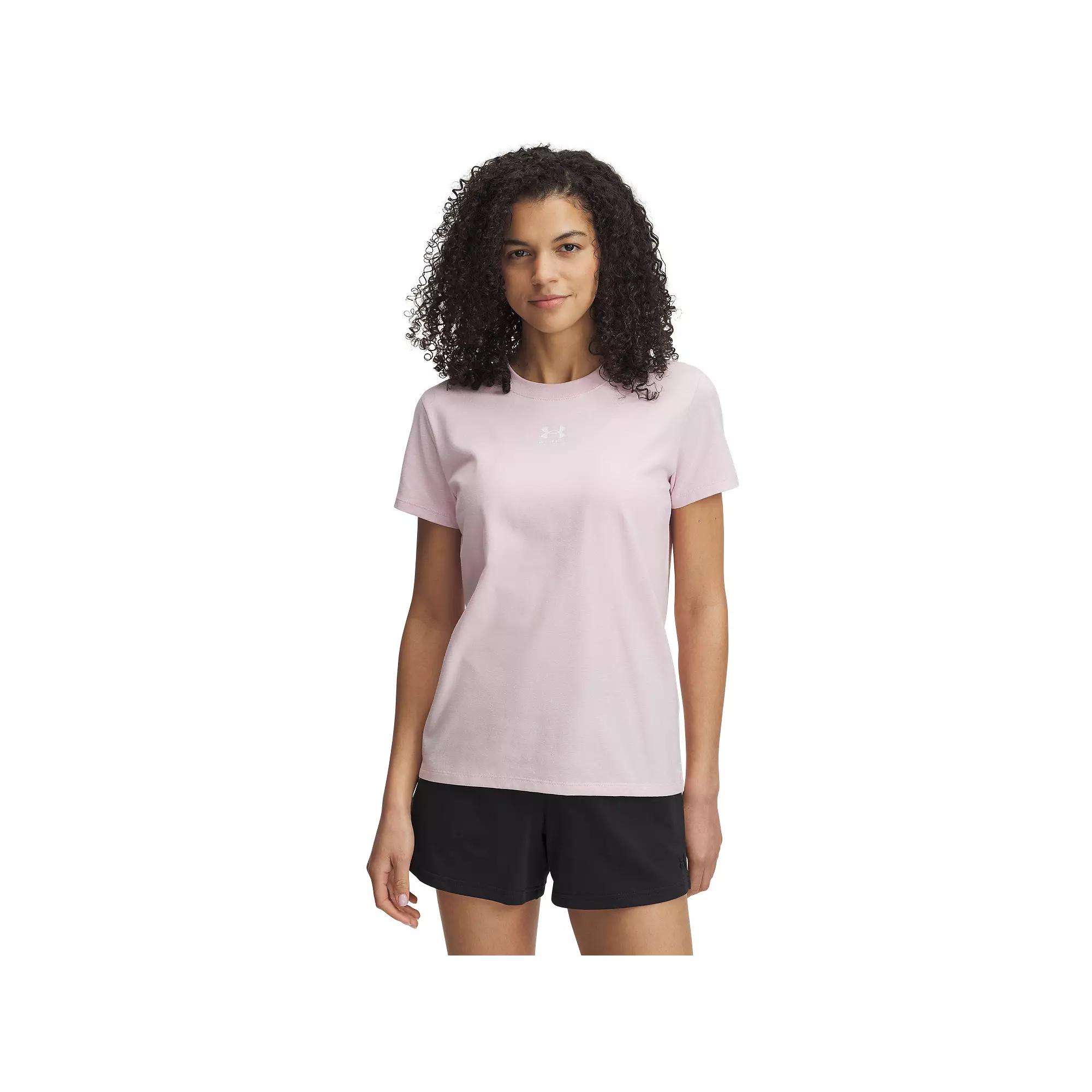 Women's Under Armour Rival Core Short Sleeve Tee,  Product Image
