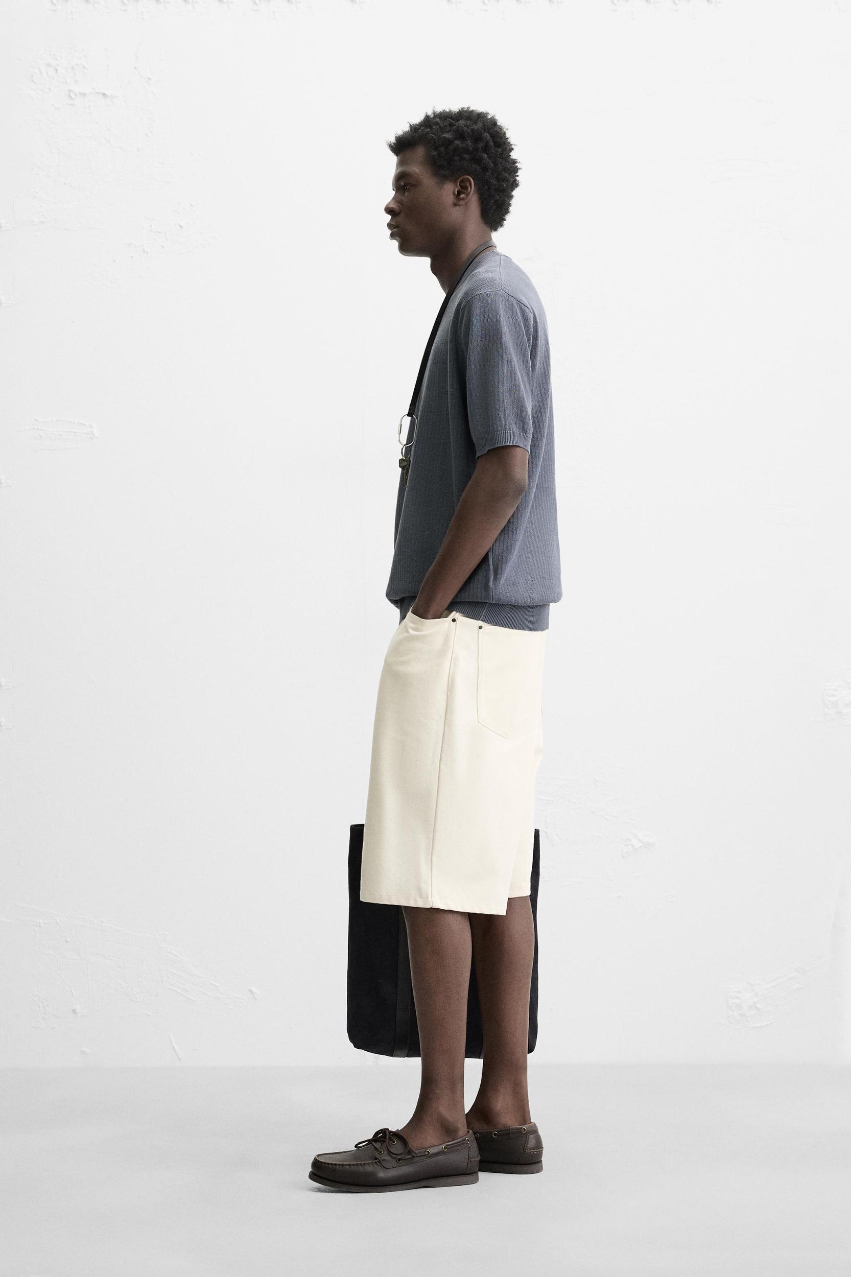 TEXTURED KNIT T-SHIRT Product Image