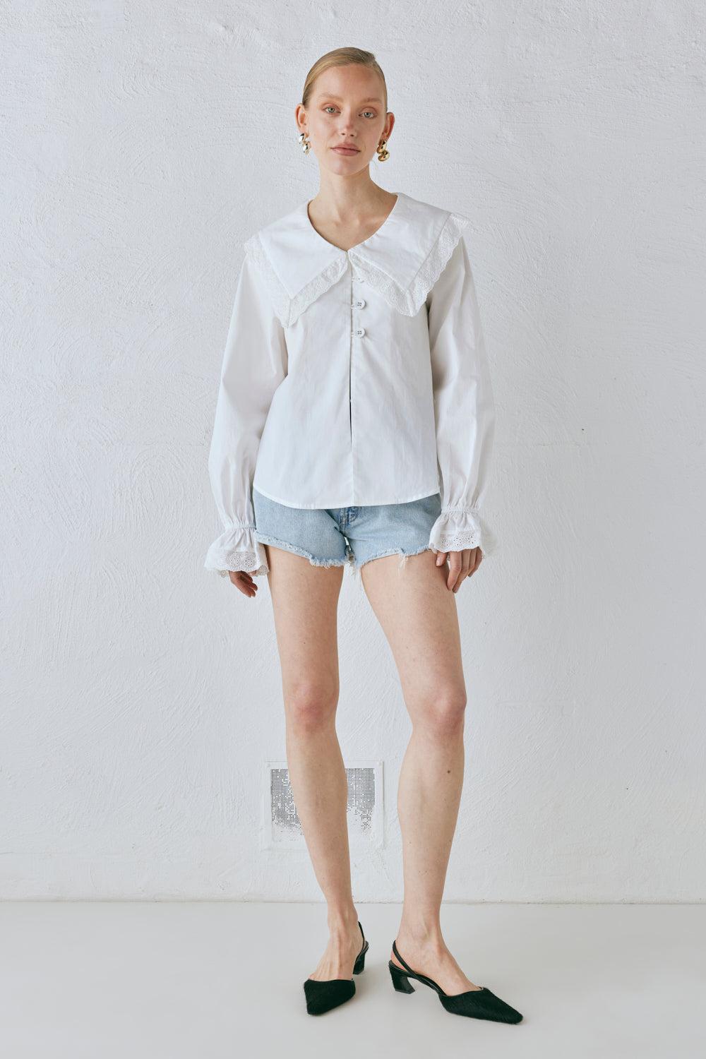 Mae Blouse White Product Image