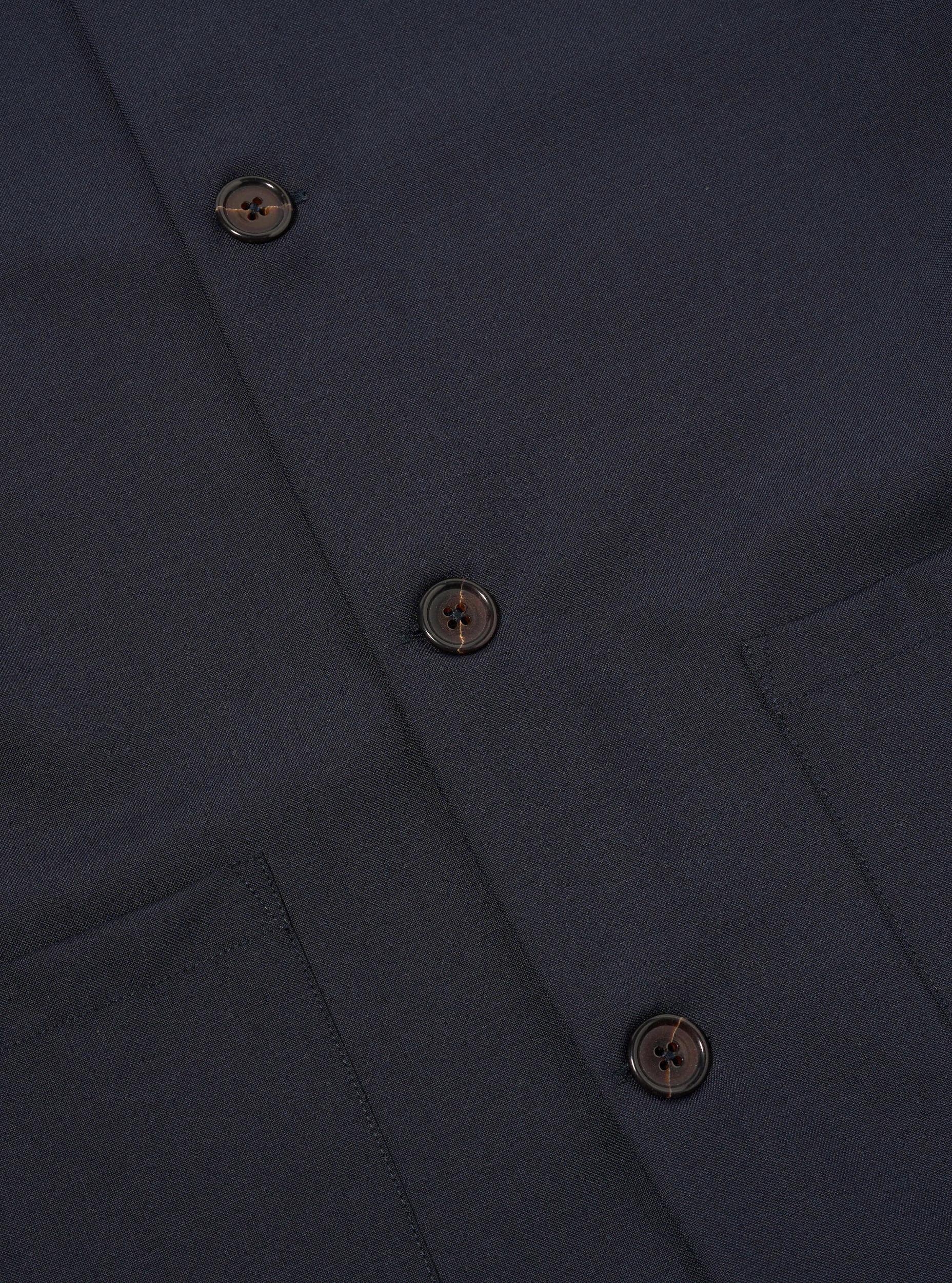 Reiss Kids' Bergamo Wool Blend Peacoat Product Image