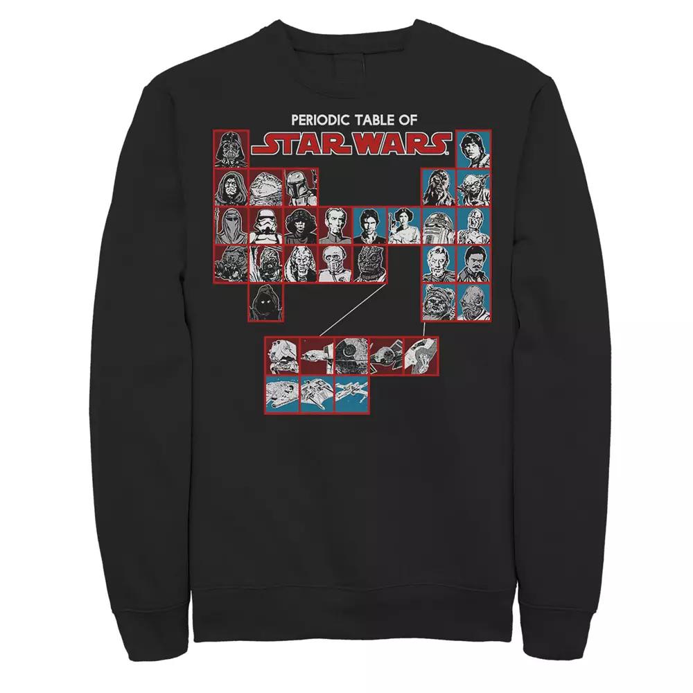 Men's Star Wars Periodic Table Of Characters Group Shot Sweatshirt,  Product Image