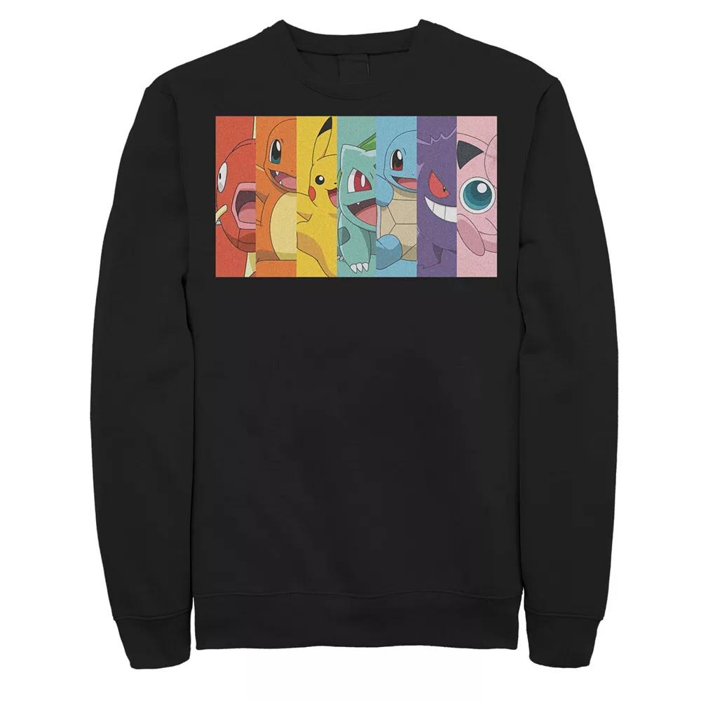 Big & Tall Pokémon Rainbow Sweatshirt, Men's,  Product Image