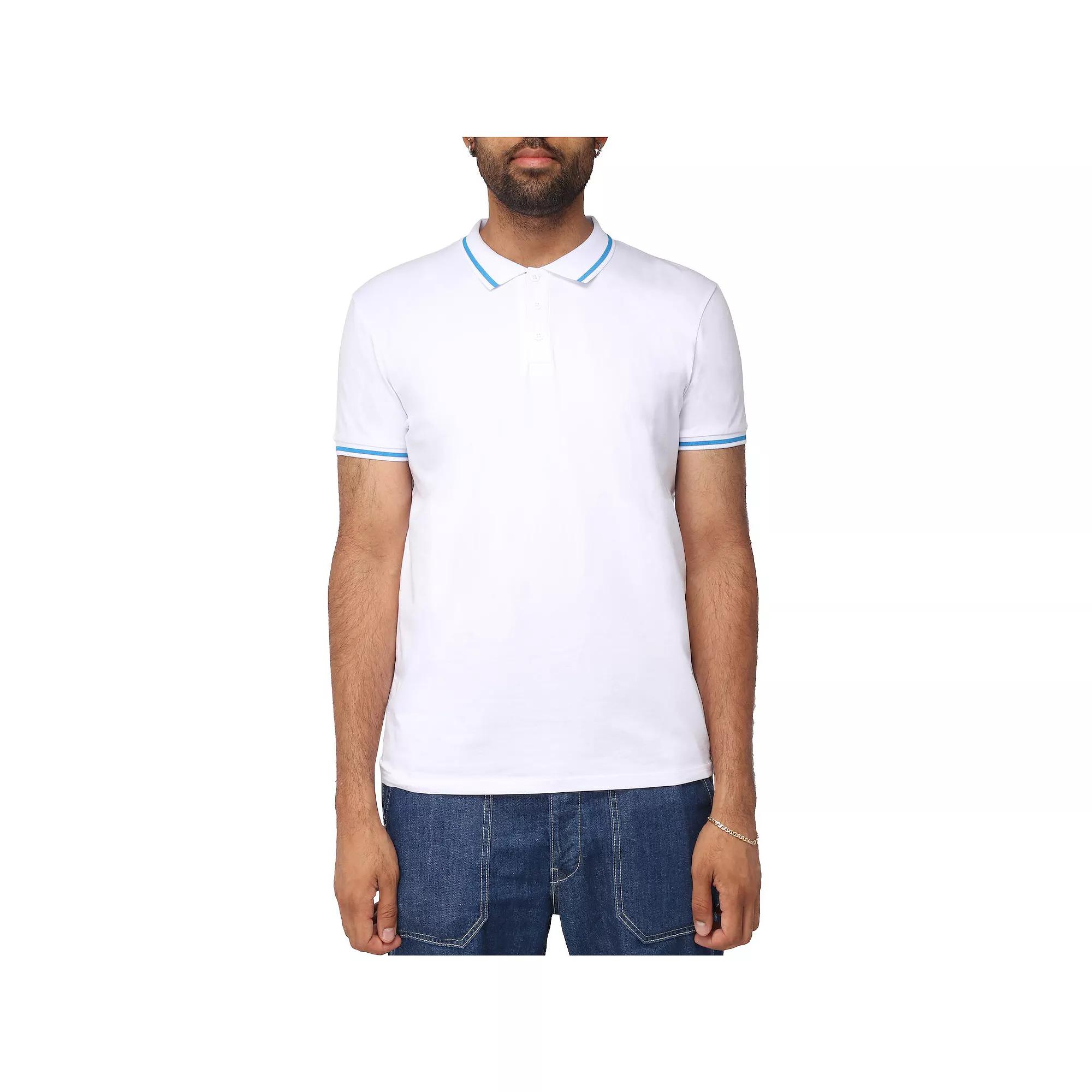 Men's Xray Basic Short Sleeve Tipped Polo,  Product Image