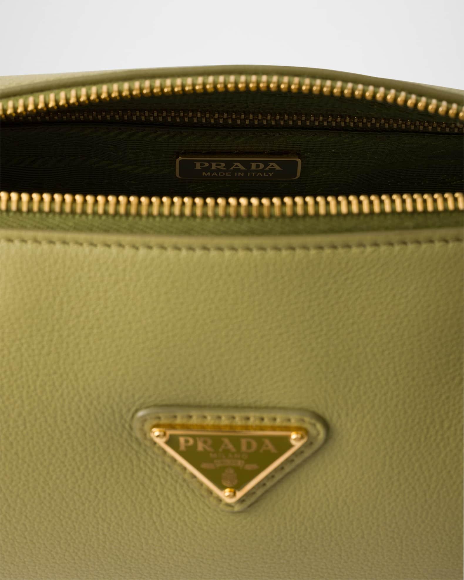 Rounded Calfskin Leather Pouch Bag Product Image