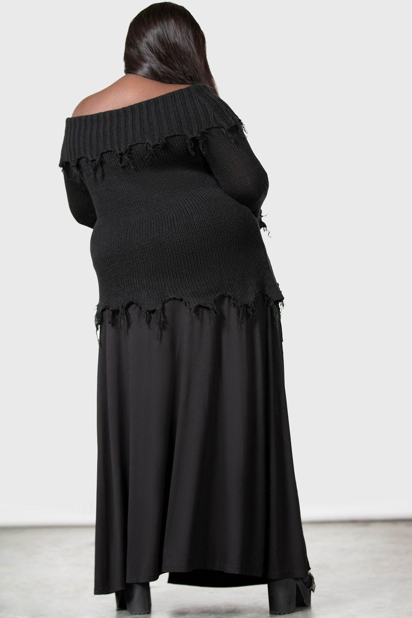 Aelfwine Asymmetric Sweater - Resurrect Female Product Image