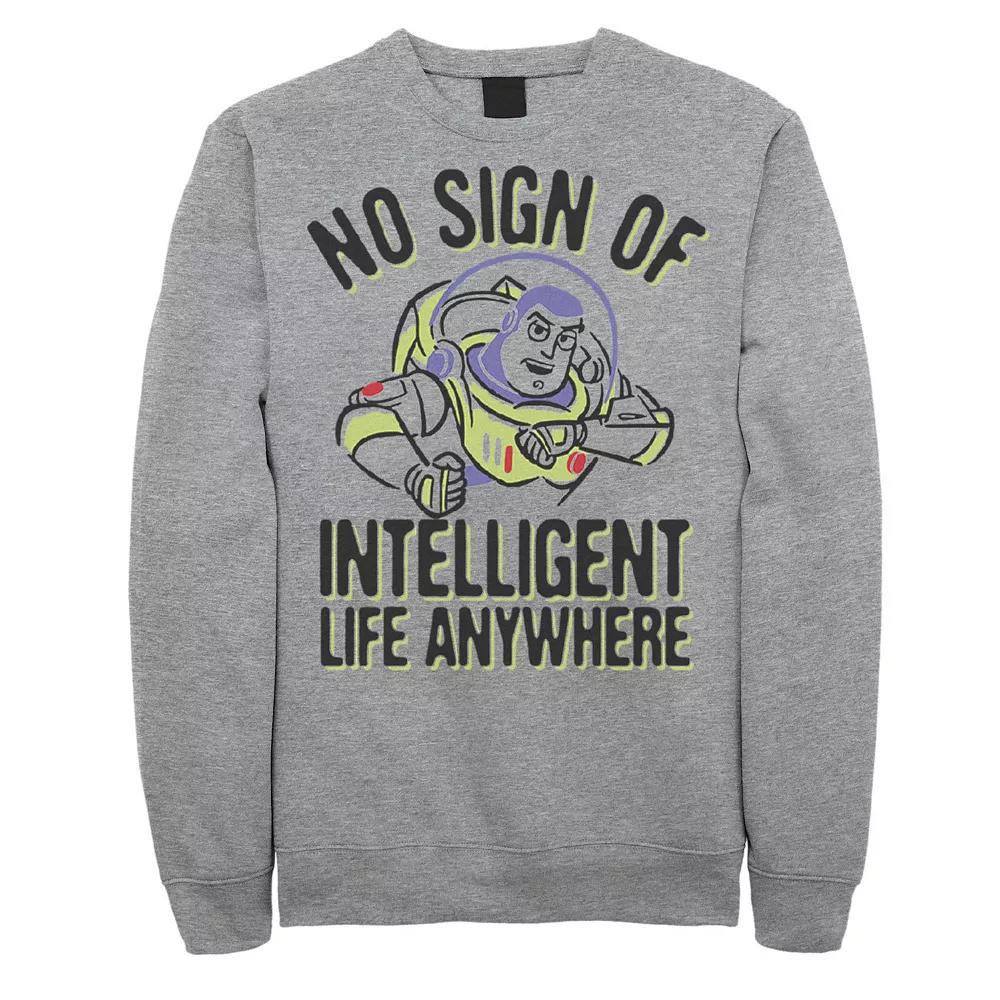 Disney / Pixar's Toy Story Buzz Lightyear Men's No Intelligent Life Sweatshirt,  Product Image