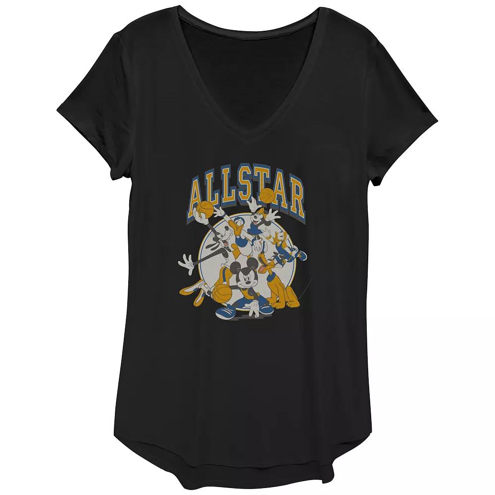 Disney's Mickey Mouse And Friends Allstar Women's Graphic Tee,  Product Image