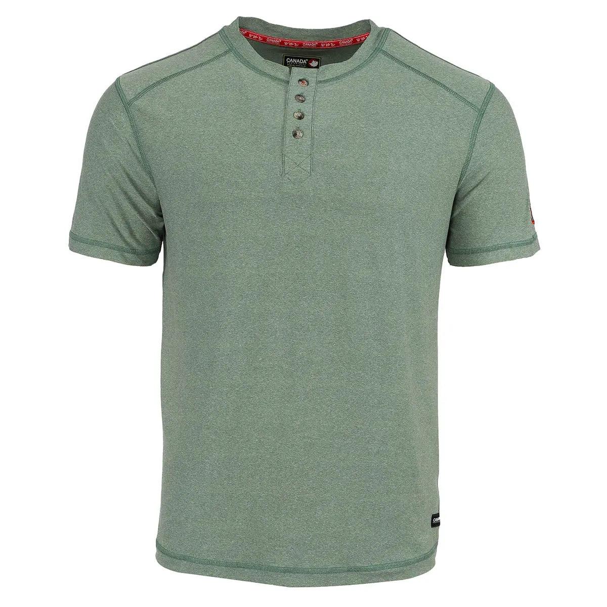 Canada Weather Gear Men's Trail Blazer Henley T-Shirt Male Product Image