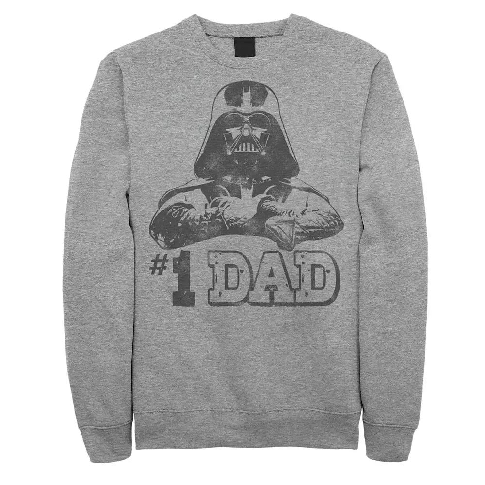 Men's Star Wars Vader #1 Dad Vintage Father's Day Sweatshirt,  Product Image