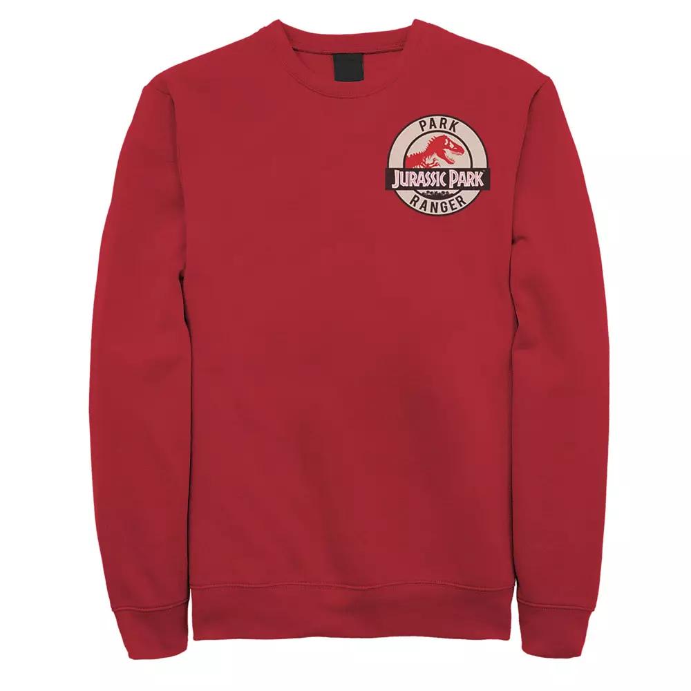Men's Jurassic Park Spray Painted Stencil Logo Sweatshirt,  Product Image