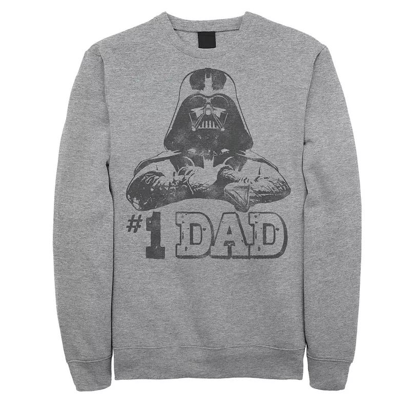 Men's Star Wars Vader #1 Dad Vintage Father's Day Sweatshirt,  Product Image