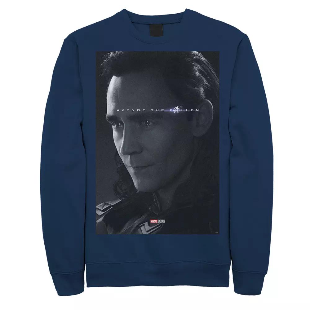 Men's Marvel Avengers Endgame Loki Avenge The Fallen Poster Tee,  Product Image
