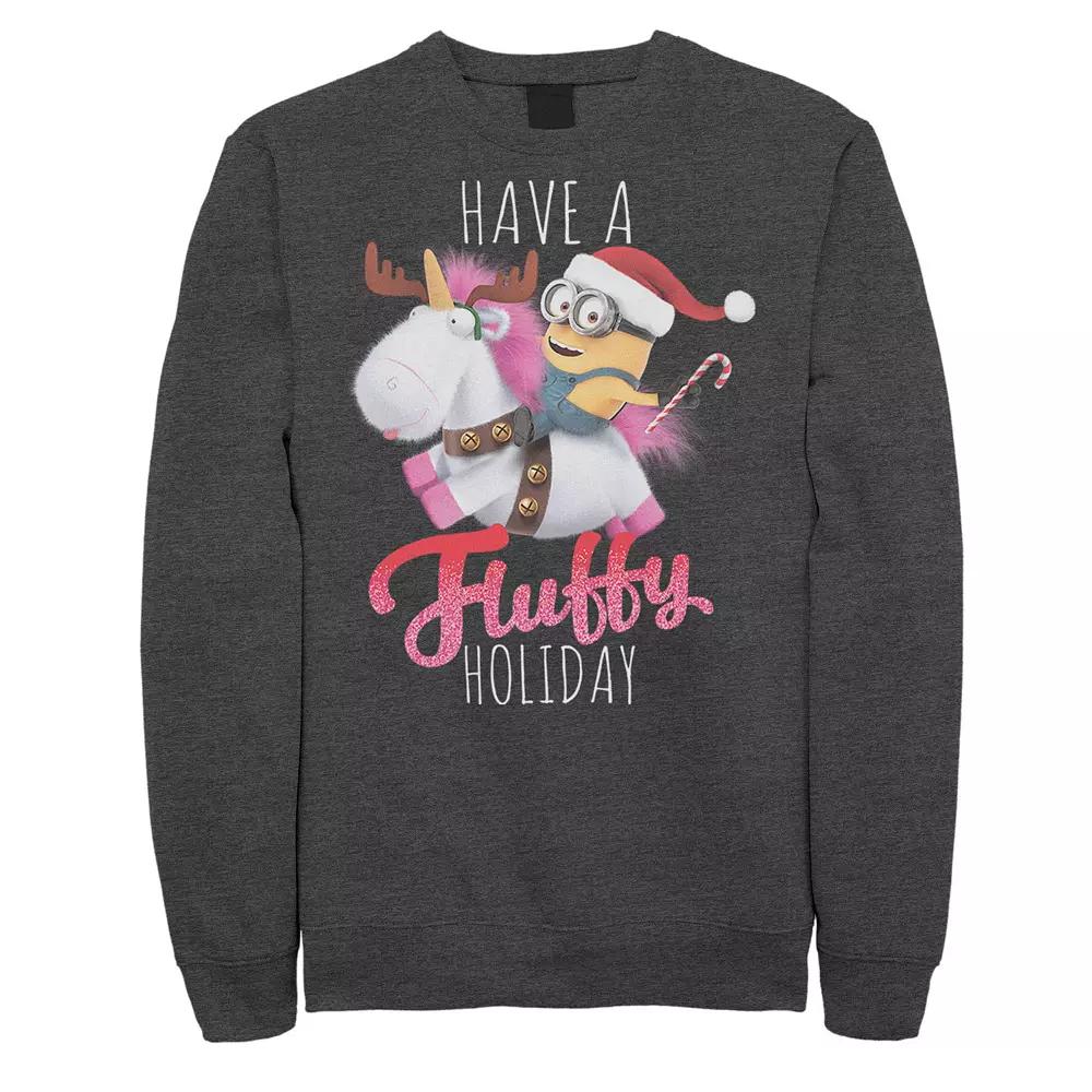 Men's Despicable Me Minions A Fluffy Christmas Sweatshirt,  Product Image