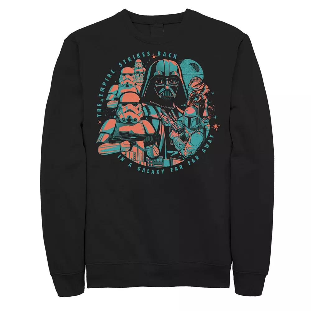 Men's Marvel Spider-Man Spiderverse Skull Sticker Graphic Fleece Pullover,  Product Image