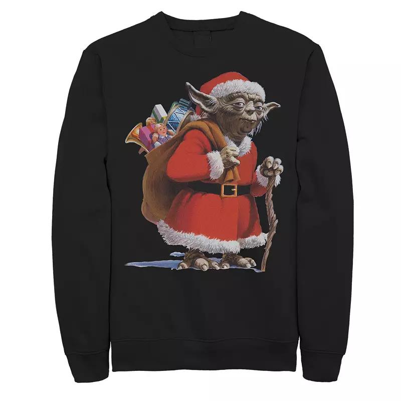 Men's Star Wars Yoda Santa Vintage Fleece,  Product Image