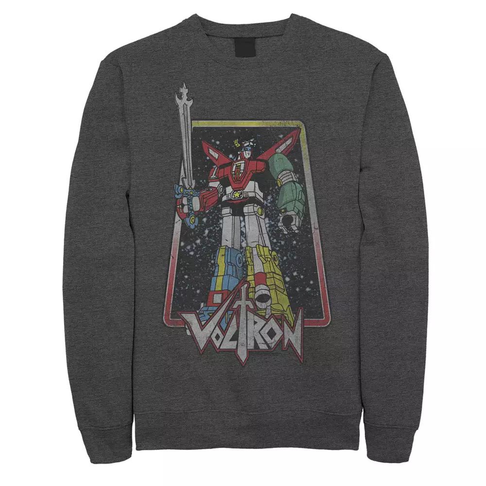 Men's Voltron: Retro Defender Stance Square Graphic Fleece,  Product Image