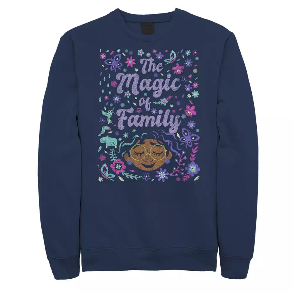 Big & Tall Disney Encanto The Magic Of Family Collage Poster Sweatshirt, Men's, Size: XXL Tall, Blue Product Image