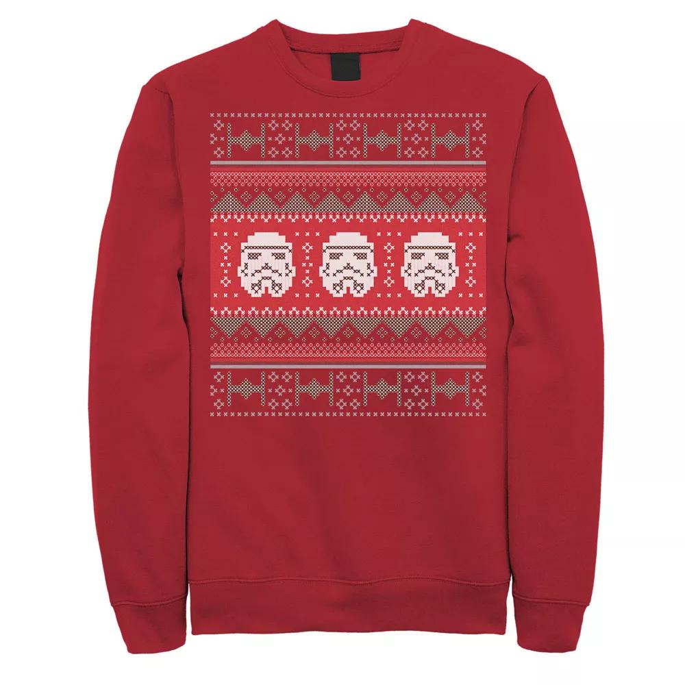 Mens Star Wars Trooper Tie Fighter Ugly Christmas Sweatshirt, Men's,  Product Image
