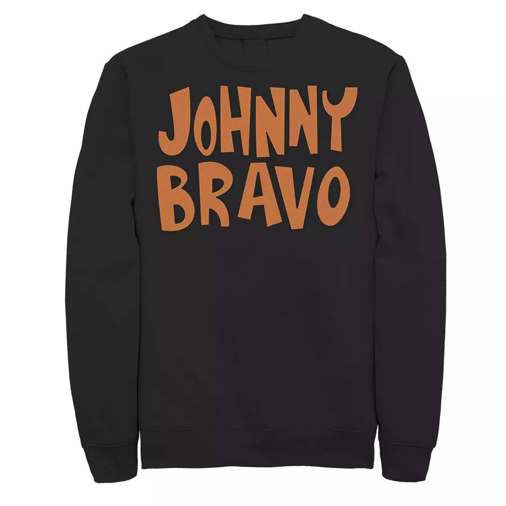 Men's Cartoon Network Johnny Bravo Logo Sweatshirt,  Product Image