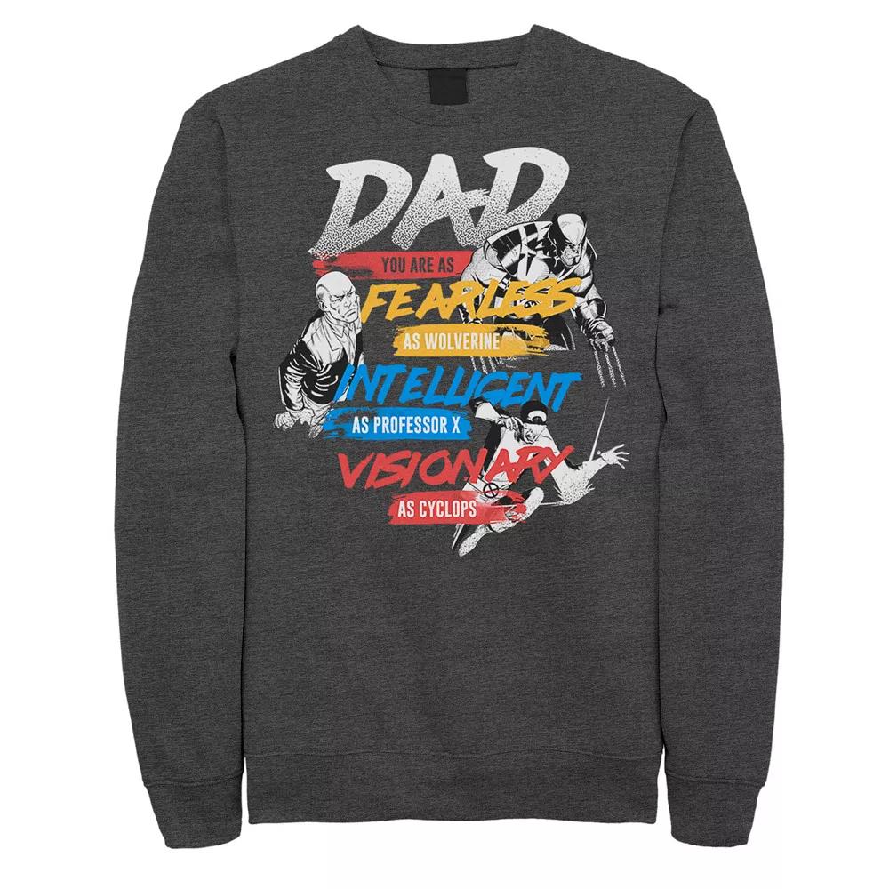 Men's Marvel X-Men Dad You Are As Fearless As Fleece,  Product Image