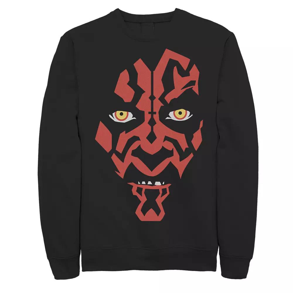 Men's Star Wars Darth Maul Hooded Face Creeping Sweatshirt,  Product Image