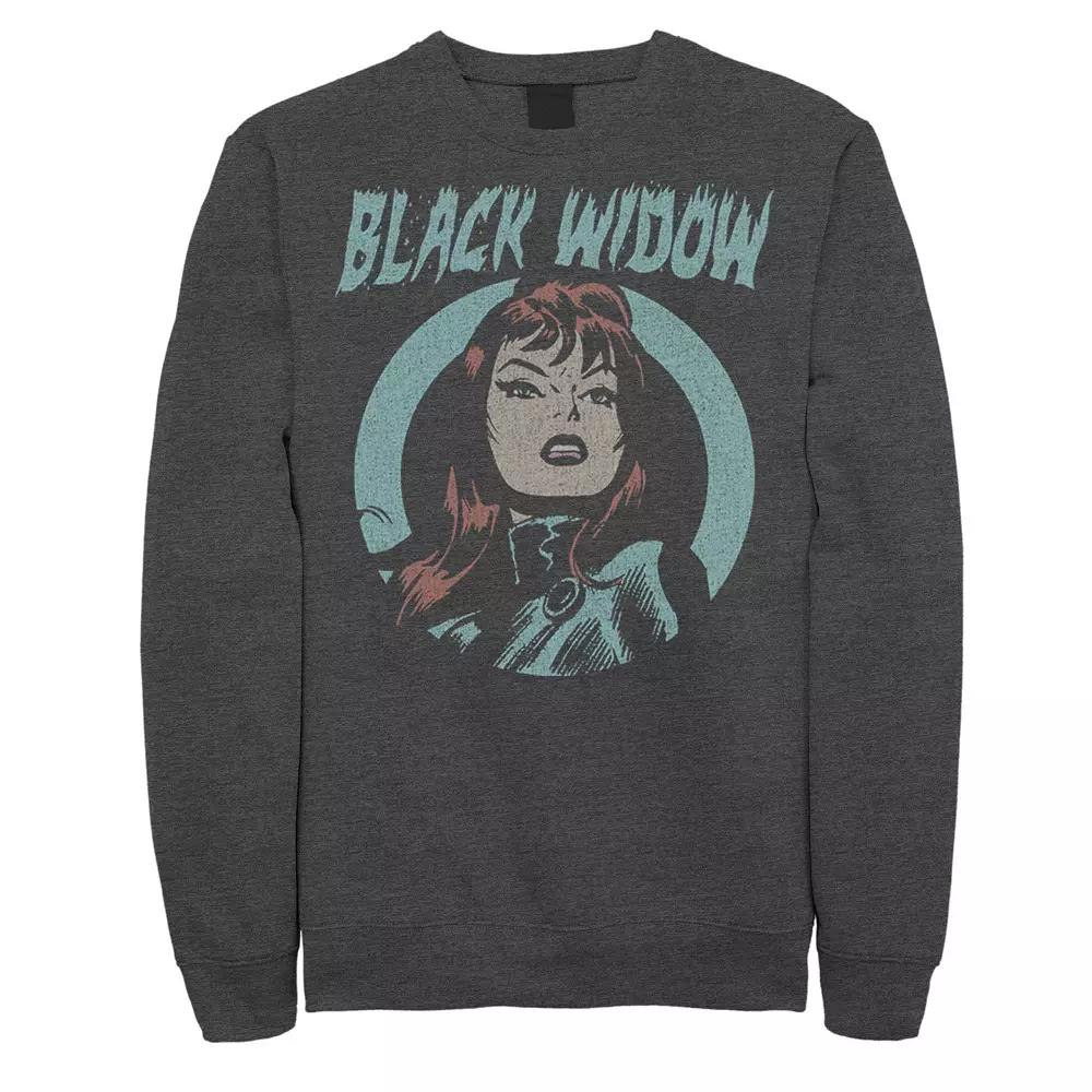 Men's Marvel Grunge Widow Sweatshirt,  Product Image