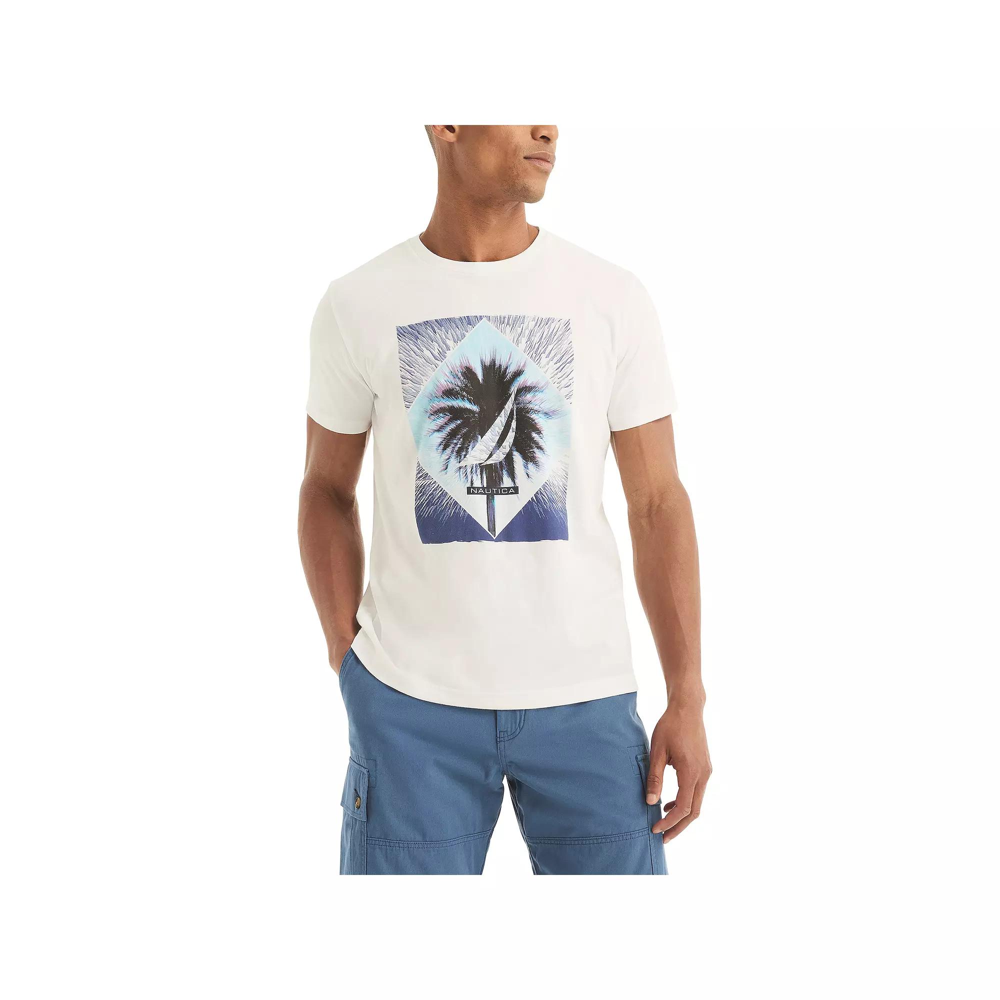 Men's Nautica Yacht Club Graphic Tee, Size: XL, Palm Tree Product Image