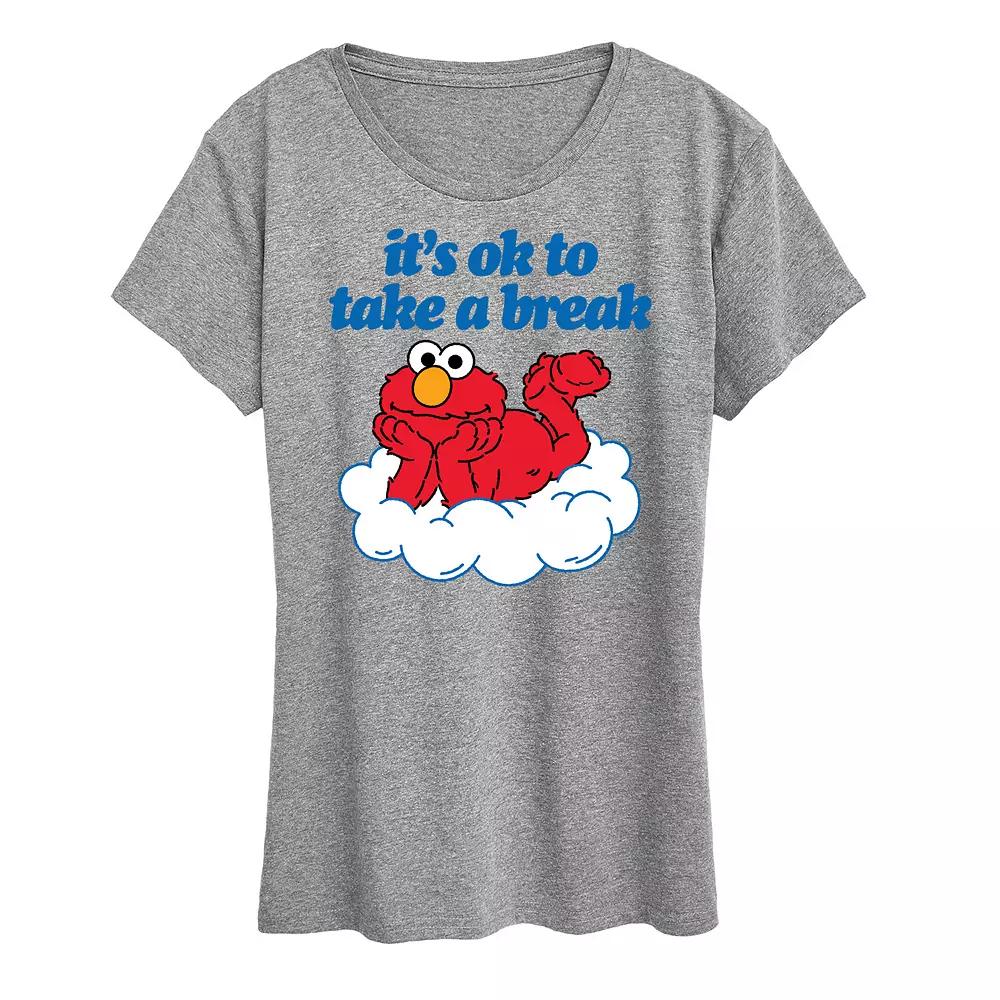 Women's Sesame Street Ok To Take A Break Graphic Tee,  Product Image