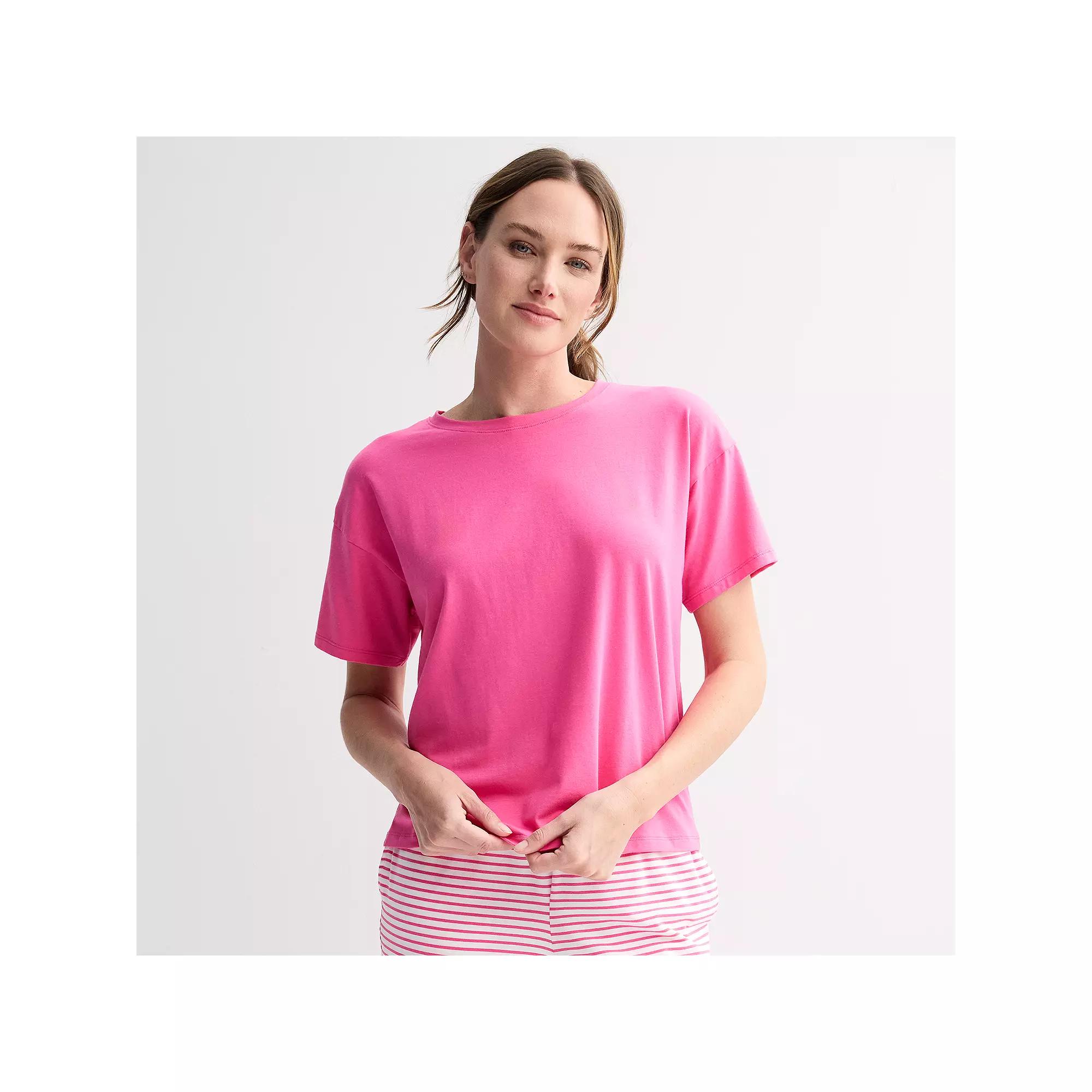 Women's Sonoma Goods For Life® Sleep Tee, Size: Medium, Pink Theme Product Image