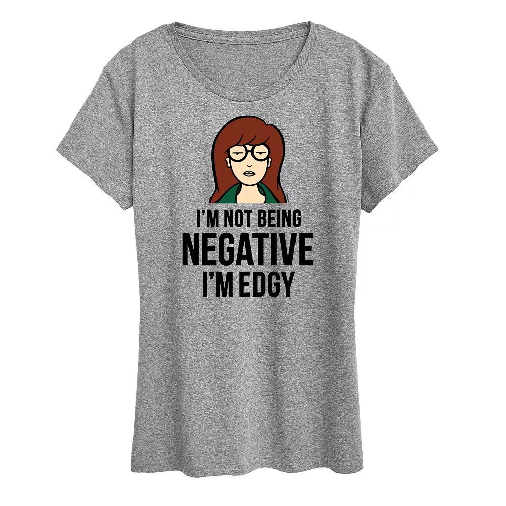 Women's Daria Not Negative Edgy Graphic Tee, Girl's,  Product Image