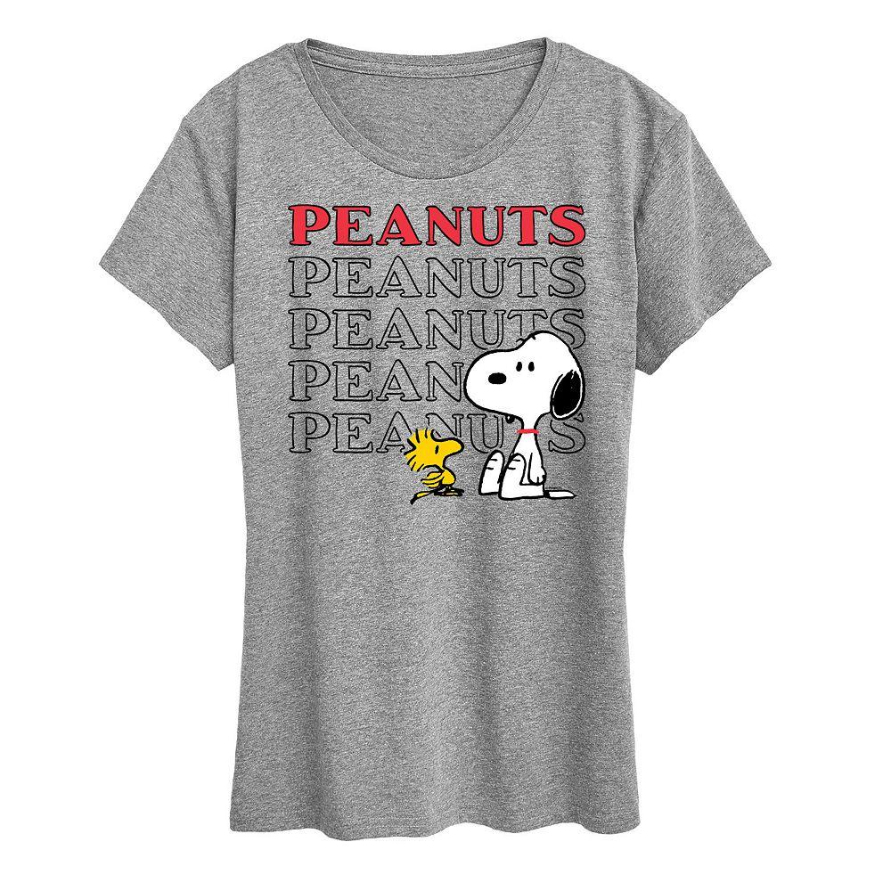 Women's Peanuts Snoopy Woodstock Logo Graphic Tee, Girl's,  Product Image