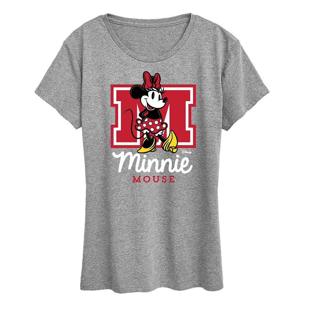 Disney's Minnie Mouse Women's Collegiate Graphic Tee,  Product Image
